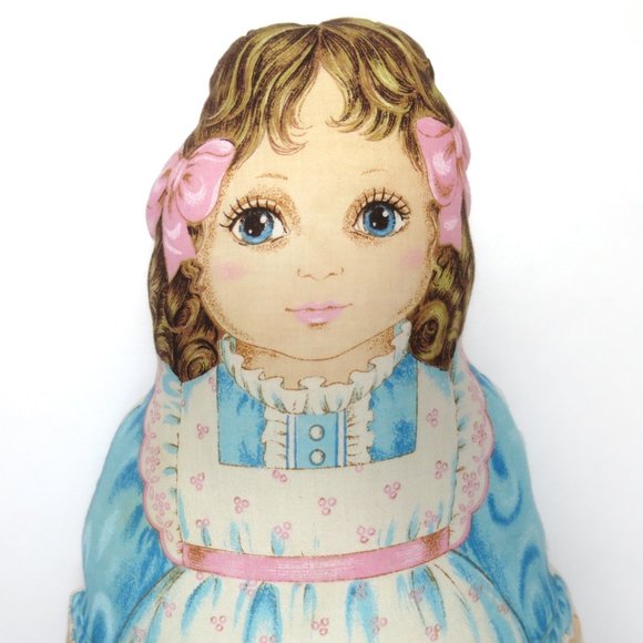 Vintage Cranston Cut & Sew 'Jennifer' Victorian Girl Doll Pillow - Picture 2 of 9